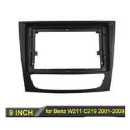 FRAME HEADUNIT 2DIN 9 INCH MERCEDES BENZ E-CLASS W211 E200 E220 2002 - TOKO TERMAY