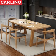 MR.CARLINO : Marson TABLE โต๊ะ โต๊ะเซ็ต โต๊ะเซ็ท ชุดรับประทานอาหาร ขนาด 120x60 cm (Marson Solid woo