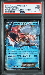 PTCG」2015 POKEMON JAPANESE XY RAGE OF THE BROKEN HEAVENS #018 GYARADOS EX RAGE/BKN.HEAVENS-1ST ED. 寶