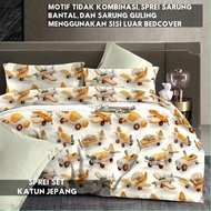 KATUN Osaze Japanese Cotton Bed Sheet Set Queen Size 160x200 King 180x200 Extra King 200x200 140x200