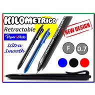 Papermate Kilometrico RT Ball Point Pen Retractable Smooth 0.7mm Fine Pen