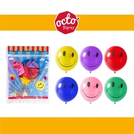 EMCO Octo Party Celebration Smiley Balloons Colourful Decorations Party Events