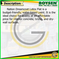 ▬ Nation N-1540 Dreamcoat Flat Latex White by Boysen (16 liters pail)