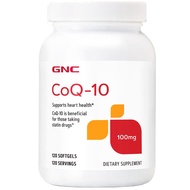 美國GNC 輔酶Q10 100毫克 120粒軟膠囊