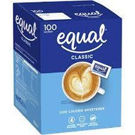 Equal Sweetener Sachets 100's