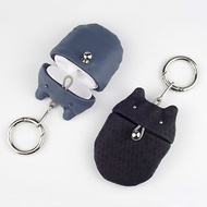 AirPods耳機保護套 有線耳機通用收納皮套鑰匙包 小熊款