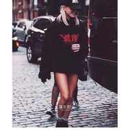 Street Wear Autumn Winter New Style Vetements Black Letter Pattern Printed Hooded Men Women Hoodie S