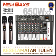 NewBaxs PMX802S เครื่องผสมสัญญาณเสียงระดับมืออาชีพ 8 ช่องสัญญาณ 16DSP อีควอไลเซอร์ 2 ชั้น EQ ไมโครโฟ