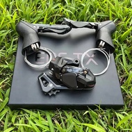 Popular Wheeltop Eds Wireless Electronic Groupset 7-14 Speed Carbon Fiber V Brake Single Chainring D