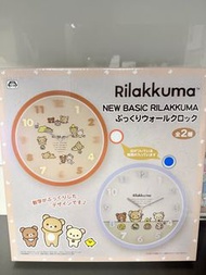 Rilakkuma 鬆弛熊 牆壁時鐘 冒險樂園 namco