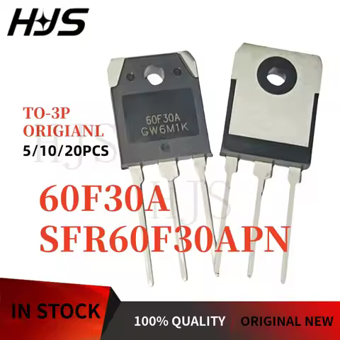 5/10/20PCS Original 60F30A 60F30 SFR60F30APN SFR60F30 TO-3P 300V 60A Fast Recovery Diode Brand New I
