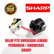 RELAY PTC OVERLOAD KULKAS LEMARI PENDINGIN / SHOWCASE SHARP
