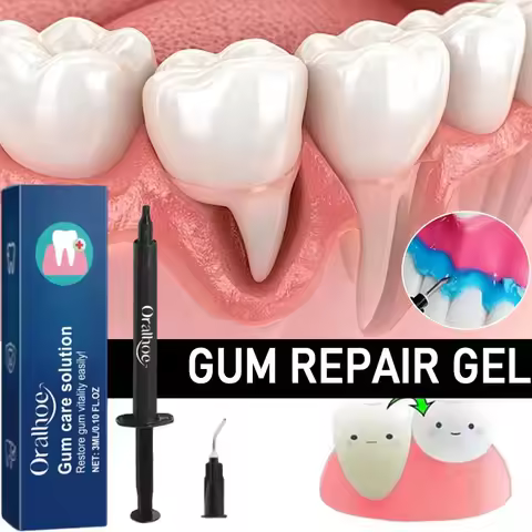 Gum Repair Care Gel Relieve Sore Gum Improve Gingival Damaged Inflammation Cleaning Teeth Stains Tar