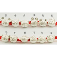 Pure Silver Bracelet Charm Hello Kitty Bracelet Charm/ Hello Kitty Charm/ Shio Charm/ S999