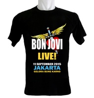 Kaos Bon Jovi Live Jakarta 2015