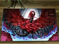 NEW YuGiOh Playmat Black Rose Dragon CCG TCG Trading Card Game Mat Mouse Pad With Zones + Free Bag