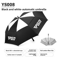 PGM ys008 ô chơi golf siêu nhẹ sợi carbon ô tự động chắn gió hai lớp lớn 125cm và chống tia cực tím