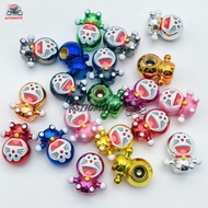 1pair Universal Motorcycle Tire Valve Cap Cartoon With Built-In O-Ring Rubber Seal Air-Tight and Dus