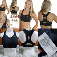 Sports Bra With Built-In Foam Padding Black MOVING CONFORT SIZE 36DD