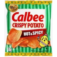 Calbee Crispy Potato Chips Hot And Spicy 72g