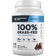 Transparent Labs Grass-Fed Whey Protein Isolate - Naturally Flavored, Gluten Free Whey Protein Powde