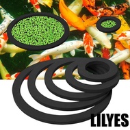 LILYES 5pcs/set Fish Tank Grass Blocking Rings, 8-20CM Heat-resisting Aquarium Floating Plant Corral, Fish Tank Accessoies EVA Flexible Floating Plant Rings for Goldfish