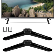YANGYANG TV Stand Base Mount, Black Universal TV Base Stand Legs,  With Screws TV Stand Leg Base Bra