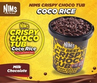 Nims crispy choco tube นำเข้ามาเลเซีย ขนมเคลือบชอคโกแลต ขนมทานเล่น ชอคโก้คริสปี้ โกโก้ครั้นช