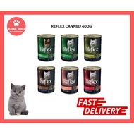 REFLEX PLUS+ MAKANAN BASAH KUCING DALAM TIN 400G