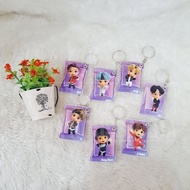 GANTUNGAN Bts Tiny Tan Ring Keychain Snack House Of Bts Keychain Bts