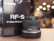 [ 佳能無反RF用 ] 全新一樣全套有盒 Canon RF-S 10-18mm F4.5-6.3 IS STM / 10-18