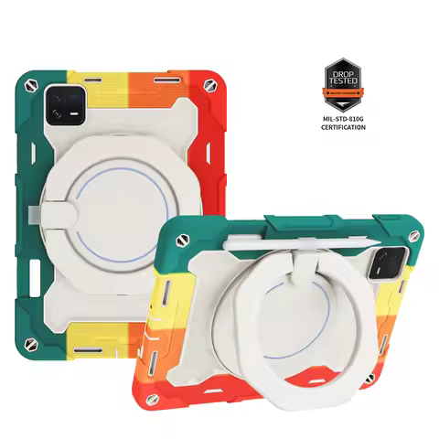 Case For Xiaomi Pad 6/Pad 6 Pro 11inch 2023 Shockproof Stand Cover Handheld Silicone Funda For Xiaom