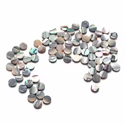 50x Abalone Guitar Marker 3mm Dot Inlay for Bass Ukulele Fingerboard Luthier