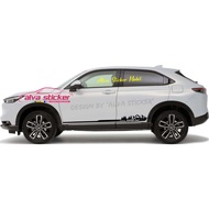 HONDA Car Stickers HR-VHONDA with Mountain and Tree Motifs, Sporty Design
