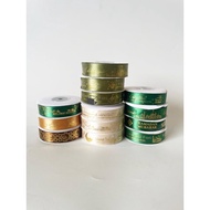 Eid al-Fitr Decorative Ribbon 3/s 4 inches 2 cm/s, Gift Ribbons, Eid Mubarak Roll Decorative Ribbons