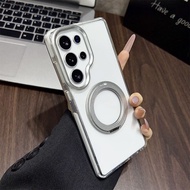 360 Points Case Frame Contrast Color Suitable For Samsung S26 S25 S24 Ultra A16 A27 Transparent A56 