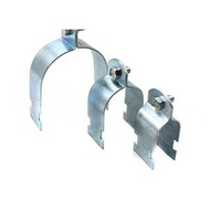 204 Stainless Steel P-Type Pipe Clamp 1/2 3/4 1 "1-1/4 1-1/2 2" 2-1/2 3 "4" 5 "6" (1 Set)