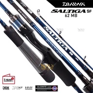 Diskon Joran Jigging Oh Daiwa Saltiga Sf 62Mb | One Piece Fuji Guides + Seat