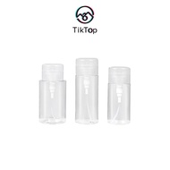 Tiktop Press Pump Container Transparent Bottle Toner Travel Refillable Bottle UV Gel Remove Cleaner 