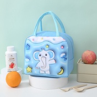 3D Cartoon Lunch Bag Insulated Thermal  New Edition for Girls Kids Picnic Milk Bottle Bento Bag