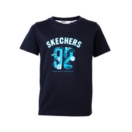 Áo Thun Tay Ngắn Trẻ Em Skechers Basketball Short Sleeve Tee - SL324K342-NV01 Online Sale