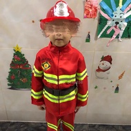 Kids Fireman Sam Costumes Role play Novelty Carnival Clothing Set Firefighter Cosplay Army Suit Chil