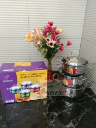 Set Panci SUPER stainless set 3 MURAH BAGUS TEBAL SUPRA 555