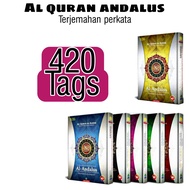 420 TAGS💥 AL-QURAN PERKATA AL-ANDALUS A4 - TERJEMAHAN TAFSIR WAQAF IBTIDA