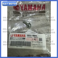 Radiator Fan Bolt [ 95D32-06016 ] M6x16mm Yamaha Nvx155 / NVX 155 screw fan plastic magnet kipas skr