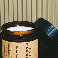 Kiyonistudio Customize Name Soy Wax Scented Candle 60g Hand-poured Amber Jar Aromatherapy JoMalone Lilin 香薰蜡烛 杯蜡