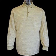 dunhill 英國著名的男性時尚品牌純棉長袖POLO衫 義大利製 M號 偏薄