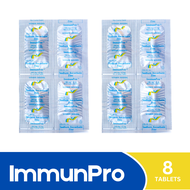 ImmunPro SodiumAscorbate Zinc 500mg 8 pcs Vitamin Mineral Film Coated Tablets