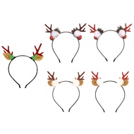 inlzdz 1Pc Reindeer Antlers Deer Ears Headband for Halloween Parties Deer Antlers Costume Cute Hair 