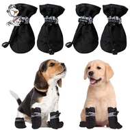 4-Piece Set of Dog Shoes Dog Socks Dog Boots Non-Slip Dog Socks